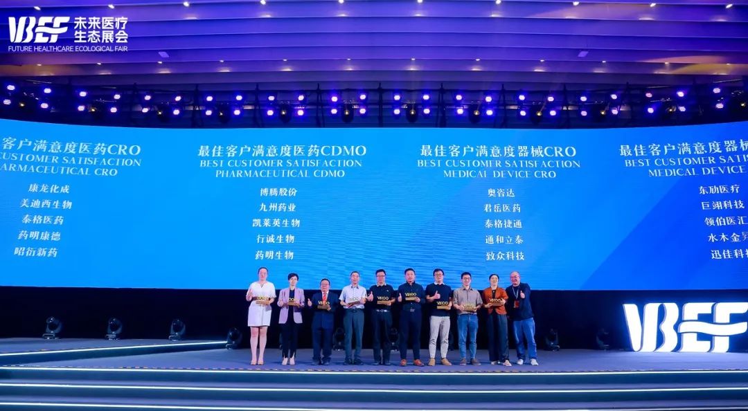 需求启航，，，，，知足抵达 | 欧博ABG荣膺2024VBEF“最佳客户知足度医药CRO”